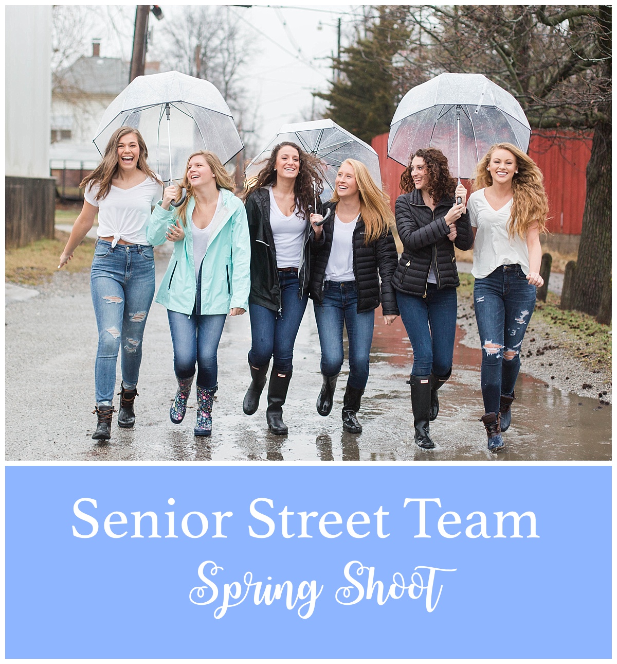 Alaina Kristine Senior Street Team | Spring Rain Shoot | Illinois Senior Photographer